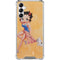 Betty Boop With Puppy Orange Background Galaxy A15 5G Clear Case